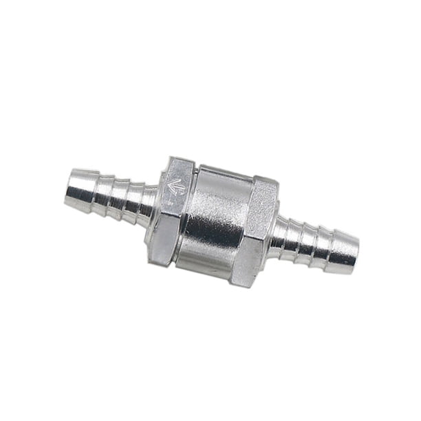Kenally Válvula de retención de coche Válvula de retención unidireccional de agua de combustible de aleación de aluminio para helicóptero de barco Vehículos, repuestos y accesorios Mis 8 mm Kenally VI000437-02