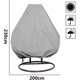 thumbnail image 2 of KAIYANG Silla colgante/silla de jardín con forma de vid de otoño/cesta, resistente al agua, juego de protección de muebles gris, 2 of 5