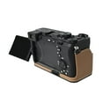 thumbnail image 5 of GadgetCom Camera Half Case Compatible with Sony Alpha 7C II Mark 2 A7C2 A7CII , Anti-Slip PU Leather Shell Protective Cover, 5 of 5