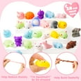 thumbnail image 2 of Joyfy 28 Packs Valentines Day Cards with Mochi Squishy Toys Gift Set, Animal Squeeze Fidget Toys for Kids Valentines School Class Exchange Cards, Valentine Party Favors, 2 of 8