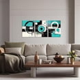 thumbnail image 2 of ZHONGYUTONG Abstract Canvas Wall Art 3 Pieces Black and White Pictures Contemporary Minimalist Print Modern Geometric Line Artwork for Living Room Decor Framed (11.00" x 14.00" x 3PCS), 2 of 5