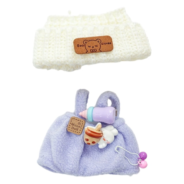 kjfeif Clothes for DOLL Clothes Outfits for Accessories Include Clothes Camera Backpack Small Bottle Pendant Pefect Accessories for DOLL