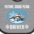 thumbnail image 4 of Inktastic Future Snow Plow Truck Driver Boys or Girls Baby Bib, 4 of 4