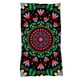 thumbnail image 1 of Cobija Manta Frazada Juana Gallo Diseño de Mandala Méxicano Fiestas Patrias Ultra Suave y Ligera, 1 of 5