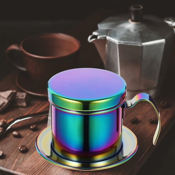 DRAFIDEEP Stainless Steel Drip Coffee Maker for Home Easy Operation Multi Color