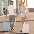 thumbnail image 4 of Costway 20'' Carry-on Luggage PC Hardshell Airline Approved Lightweight Suitcase Blue, 4 of 10