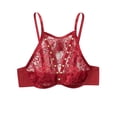 thumbnail image 2 of Women's Solid Color Hollow Lace Sexy Lingerie, 2 of 4