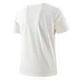 thumbnail image 4 of Big & Tall Men's Athletic T-Shirt Quick Dry Raglan Short Sleeve Ice Silk Crew Neck Tee Moisture Wicking Breathable Performance Workout Top for Summer Outdoor, 4 of 5