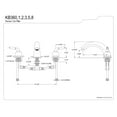 thumbnail image 2 of Kingston Brass Magellan Two Handle Roman Tub Filler, 2 of 2