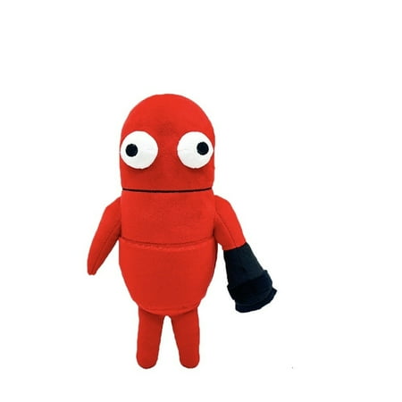 26CM Red Robot Plush Doll