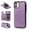 Purple, variant on Mandala Patterned Wallet Case For iPhone 11, Premium PU Leather Flip Cover with RFID Blocking Card Slots & Cash Pocket, Kickstand Shockproof Full-Body Protective Folio Case,Blue