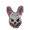 Blue, variant on Halloween Light Up Scary Mask Bear Rabbit Bunny Mask,Plush Animal Head Mask Cosplay Costume Props ,Halloween Decorations & Creative Holiday Gifts for Halloween Decor