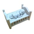 thumbnail image 1 of Baby Lying In Bed Statue, 1 of 1