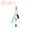Green, variant on Uxcell Mini Highlighter Pen Set for Badge with Clip Yellow