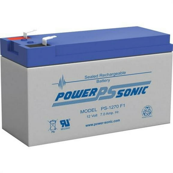 Power-sonic Rechargeable Sealed Lead Acid 12 Volt Automotive Battery, 63, 850 CCA
