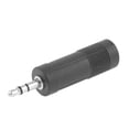 thumbnail image 1 of Unique Bargains 6mm Female to 3.5mm Male Audio AV Connector Stereo Cable Adapter Jack Plug, 1 of 1