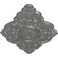 thumbnail image 3 of 42 3/4"W x 28 7/8"H x 1"P Ashford Ceiling Medallion, Hand-Painted Silver, 3 of 5