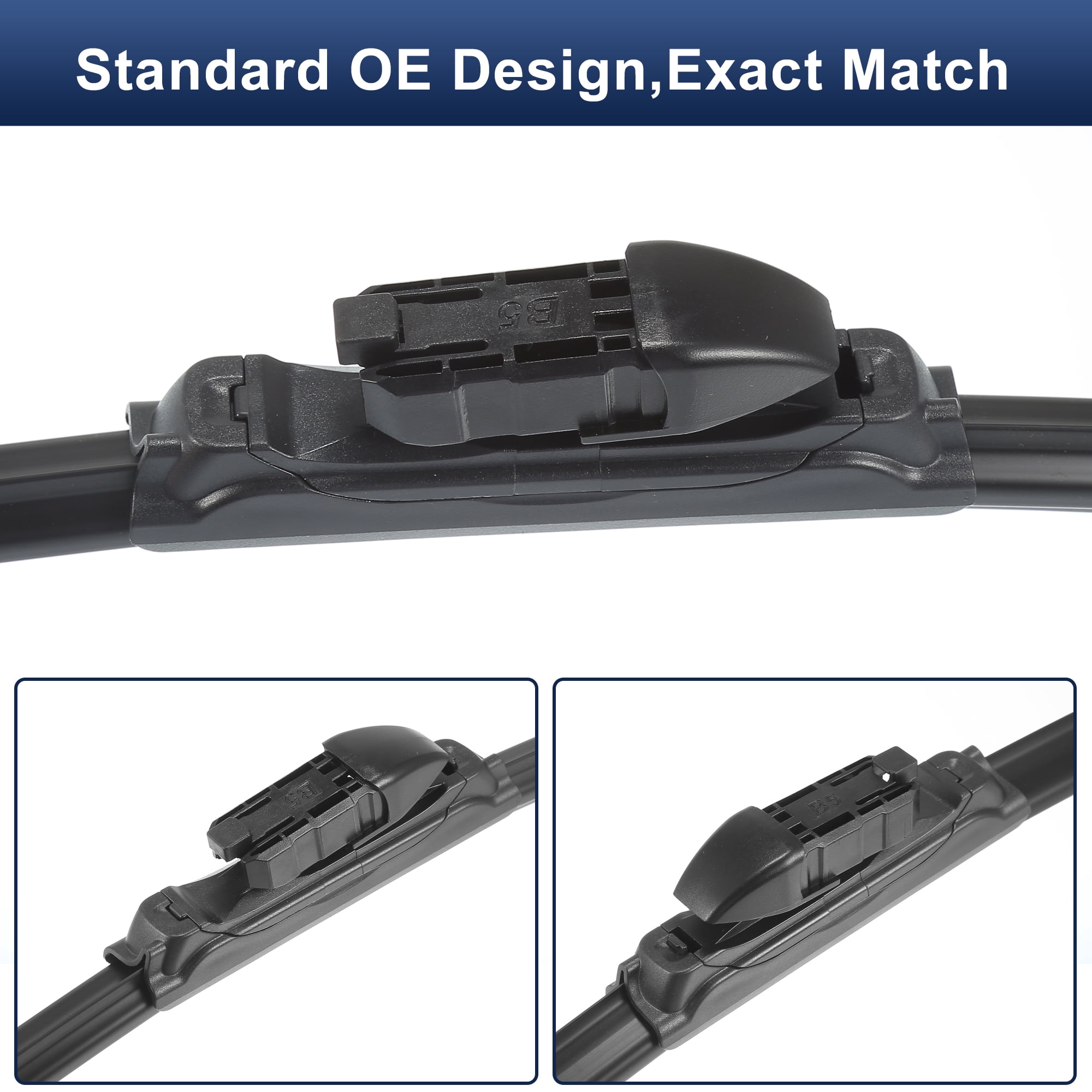 Unique Bargains 24"+21" Front Windshield Wiper Blade for Chevrolet Traverse 2009-2012 Premium Set Upgraded Stability