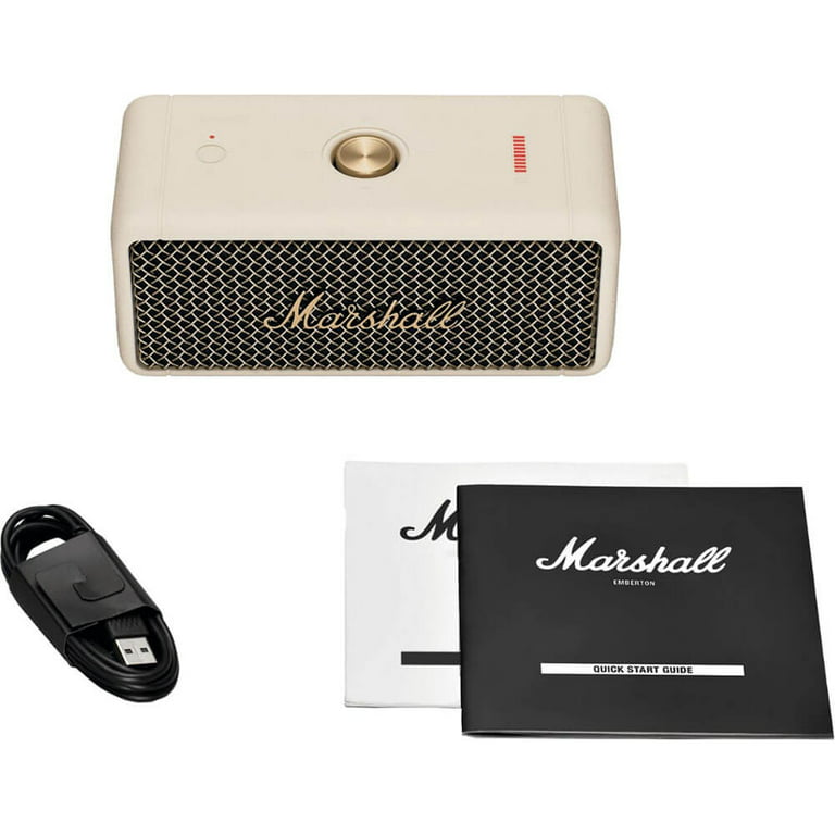 Emberton Speaker Marshall Portable Bluetooth - Cream