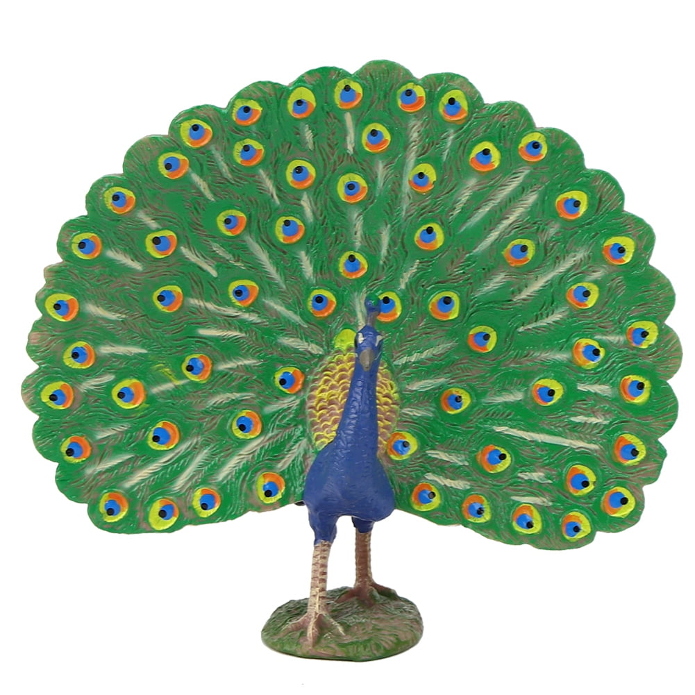 Peacock Toy Figure, Peacock Model Highly Simulation Wild Animal Model