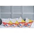 thumbnail image 2 of Ambesonne Abstract Throw Pillow Cover 4 Pack, Modern Trippy, 16", Multicolor, 2 of 5
