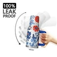 thumbnail image 3 of OBREWU Pioneer Flower Tumbler with Handle and Lid,Pioneer Flower 40oz Double Wall Vacuum Insulated Tumbler,Cups Gift for Women and Men, 3 of 7