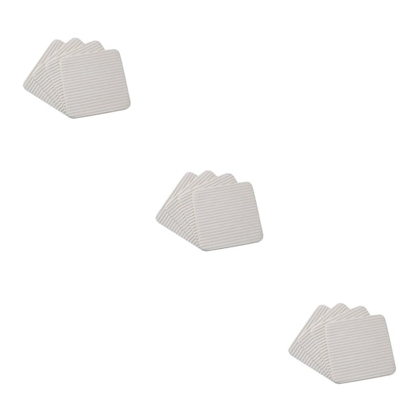 Advancent Paquete de 4 almohadillas para alfombras, pegatina antideslizante, autoadhesiva, para oficina, dormitorio, cocina, baño, alfombras, Type1 NO1