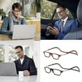 thumbnail image 2 of Flexible Magnetic Reading Glasses Hanging Neck Foldable Adjustable Clear Reading Glasses_Gift Of G, 2 of 2