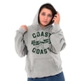 thumbnail image 4 of Bigfoot Coast to Coast Hide and Seek Unisex Plus Fleece Graphic Hoodie Brisco Brands 2X, 4 of 5