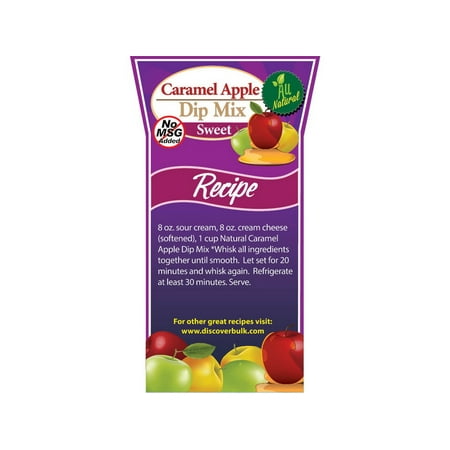 (Price/EA)Bulk Foods Natural Caramel Apple Dip & Dessert Mix, No MSG Added* 5lb, (Best Caramel Apple Dip Recipe)