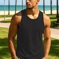 thumbnail image 6 of Tank Tops Men Quick Dry Workout Sleeveless Gym Muscle Shirts Lightweight Moisture Wicking Athletic Tee Shirt, 6 of 6