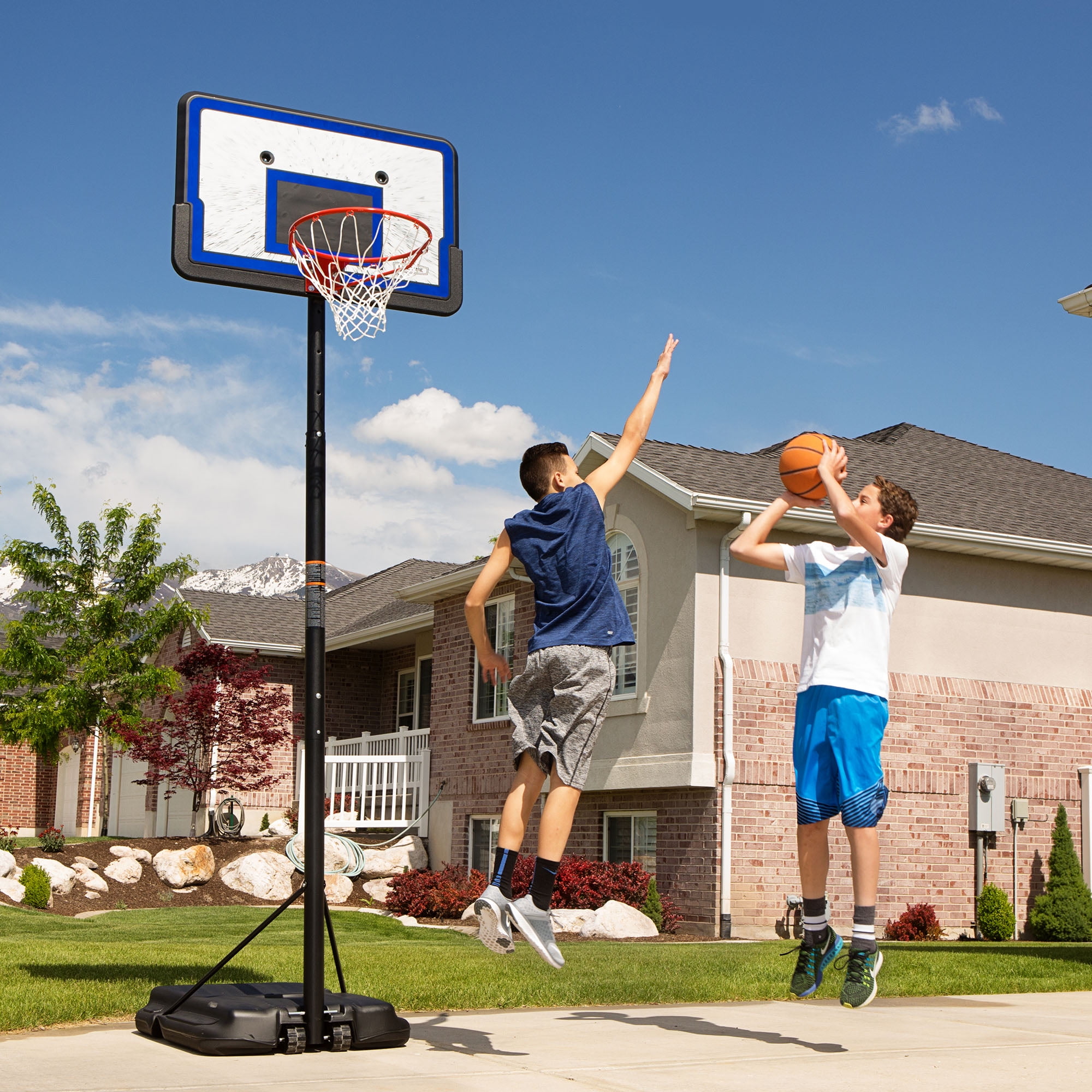 Details about   Portable Basketball Hoop Goal Adjustable 44 Inch Pro Court Outdoor Sport Brand 