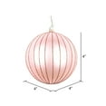 thumbnail image 2 of Vickerman 4" Rose Gold Matte Glitter Ball Christmas Ornament, 4 pieces per bag, 2 of 2