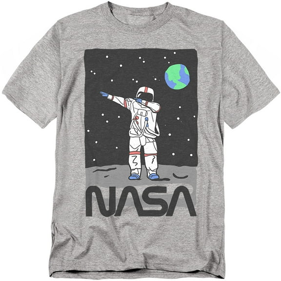 NASA T-Shirt Moon Dab Unisex Graphic Tee for Men & Women