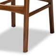 thumbnail image 6 of Baxton Studio Katya Bar Stool, Walnut Brown, Set of 2, 6 of 8