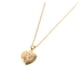 thumbnail image 1 of Collar para mujer, joyería para mujer, collar de acero inoxidable con letras en forma de corazón de melocotón, 26 letras, cadena para clavícula, blusa para mujer, 1 of 4