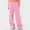 Pink, variant on LSLJS Joggers for Women High Elastic Waisted Wide Leg Sweatpants Casual Baggy Solid Color Athletic Pants with Pockests, S-2XL