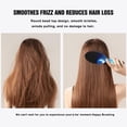 thumbnail image 5 of Hair Brush, Retro Style Paddle Detangler for Men, Women, Teens, Anti-Static Bristles, 5 of 8