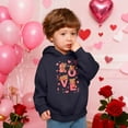 thumbnail image 5 of Xdegoge Girls Love Bears Printed Hoodie Cute Valentine’S Sweatshirt for Kids, Funny & Festive Pullover Long Sleeve Sweatshirts with Hood, 5 of 8