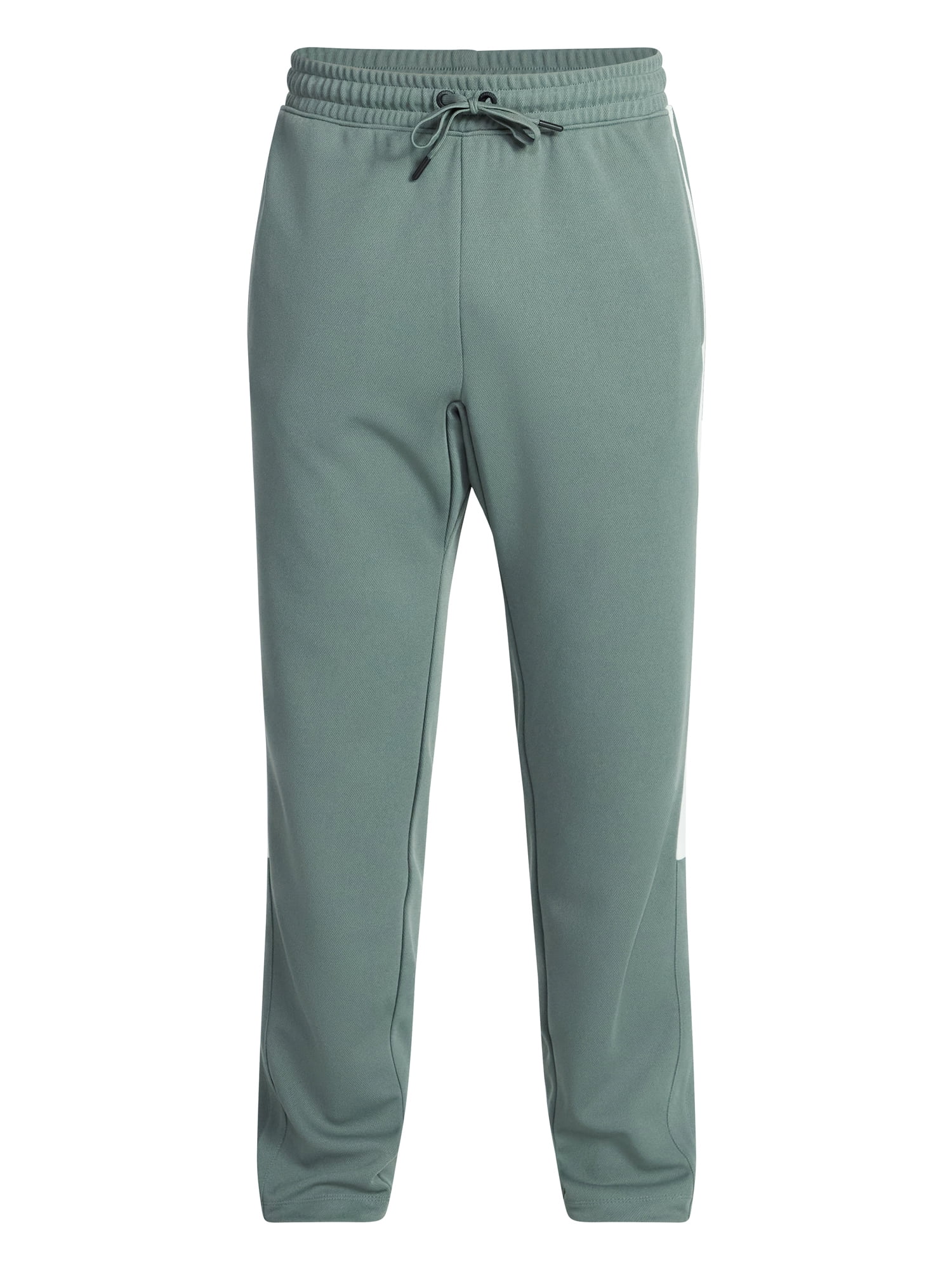 Athletic Works Men's and Big Men's Tricot Track Pants with Side Stripes, Sizes S-3XLT