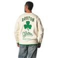 thumbnail image 2 of Unisex The Wild Collective Cream Boston Celtics Jacquard Knit Pullover Sweater, 2 of 2