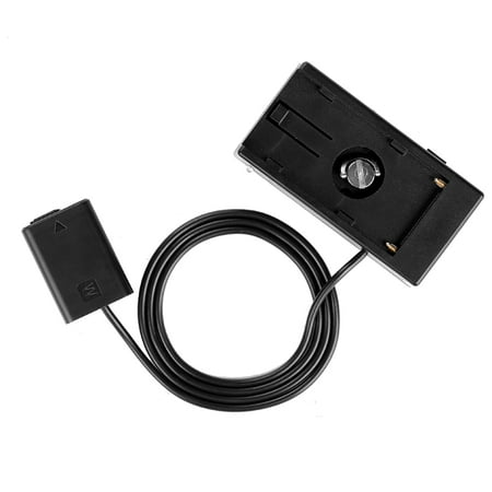 

HOTYA NP-FW50 Dummy Battery to NP-F970 Battery Adapter Hot Shoe Mount Plate 1/4 for -Sony DSC-RX10 A7 A7R A7S II A5000 A5100