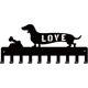 thumbnail image 1 of Llavero de metal para perro salchicha, decorativo, con 10 ganchos, organizador de llaves para pared, para entrada, cinturón, paraguas, colgador de llaves personalizado, colgador de correa para perro., 1 of 9