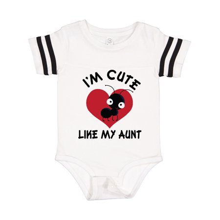 

Inktastic Cute Like My Aunt Gift Baby Boy or Baby Girl Bodysuit