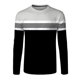 thumbnail image 4 of Blusas y camisas de manga larga con cuello redondo para hombre, blusa informal de manga larga con cuello redondo y estampado, camiseta tipo jersey para hombre., 4 of 4