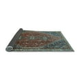 thumbnail image 2 of Ahgly Company Indoor Round Persian Light Blue Traditional Area Rugs, 6' Round, 2 of 4