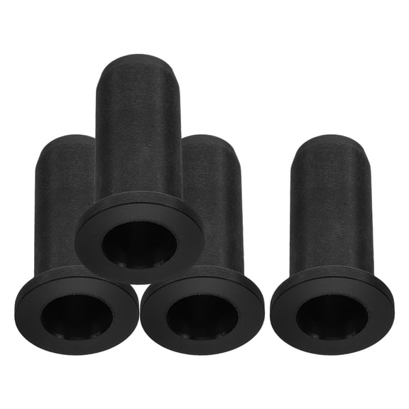 SKISUNO Kayak Oarlock Bushing Tool Holder Black Plastic 4 Pieces Kayaking Boat Accessories