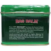 Bag Balm Skin Moisturizer Vermonts Original with Lanolin for dry Skin 8 oz (2 Pack)
