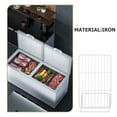 thumbnail image 3 of ITSELFER 1 Juego de divisores de refrigerador de metal resistente, divisor de alambre de hierro, divisor de congelador, divisor de refrigerador, divisor de malla de hierro, divisor de estante, 3 of 5
