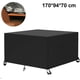 thumbnail image 2 of Cubierta antipolvo de tela Oxford, cubiertas para muebles de Patio, juego de muebles para exteriores, cubiertas impermeables, lluvia, nieve, polvo, a prueba de viento, Anti-UV Ormromra XWJ-A0038-2, 2 of 8